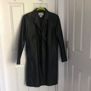 Clio Leather Jacket Black Used Size 6